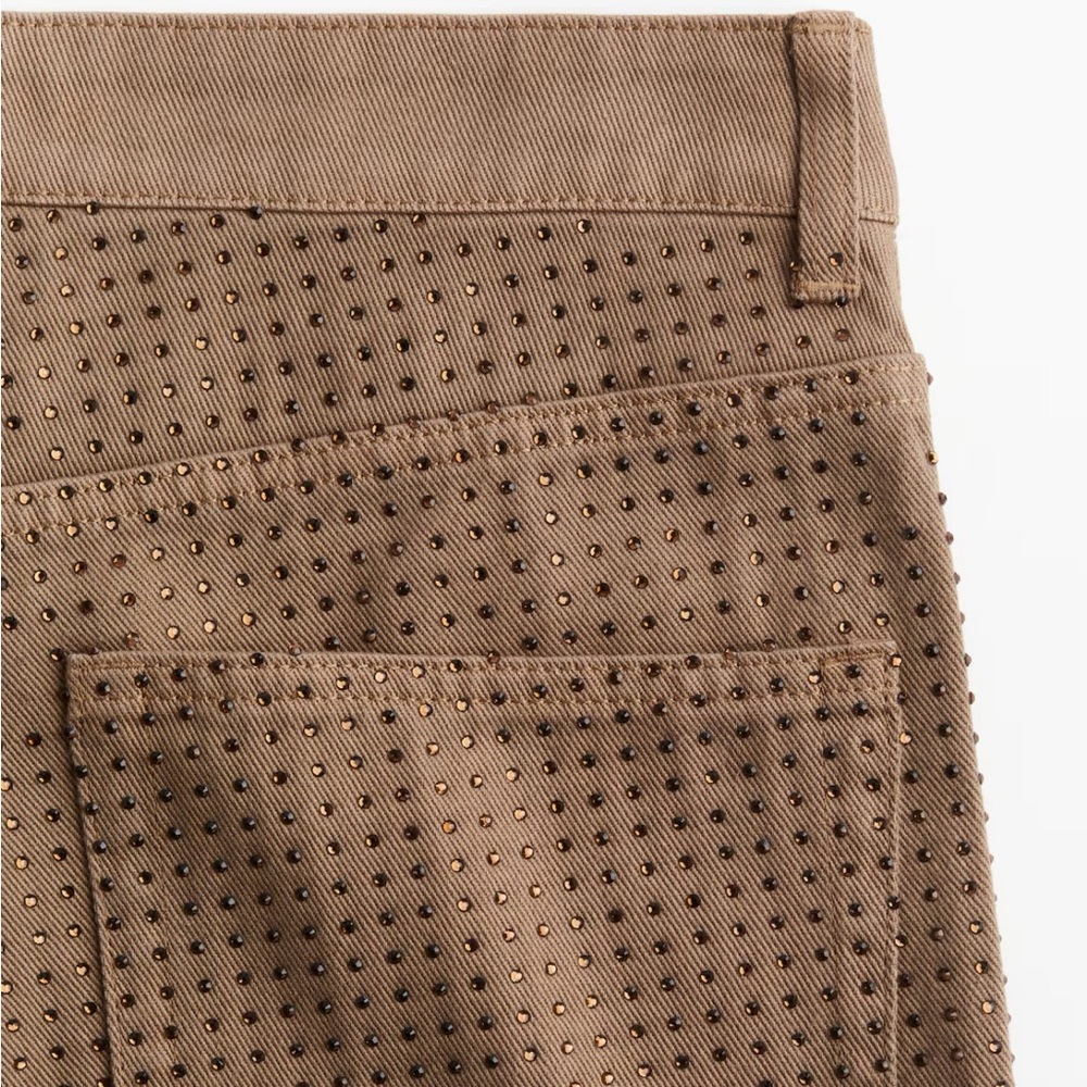 Women’s Tan Studded Pants